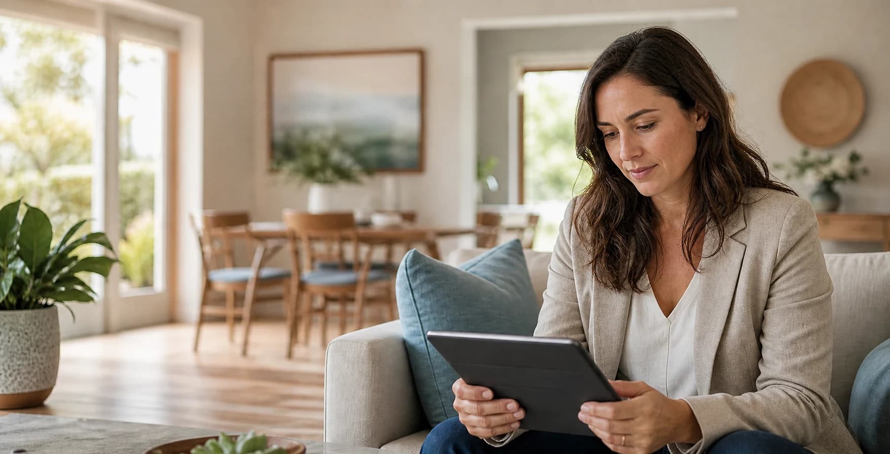 Residential care facility operator reviewing a facility profile